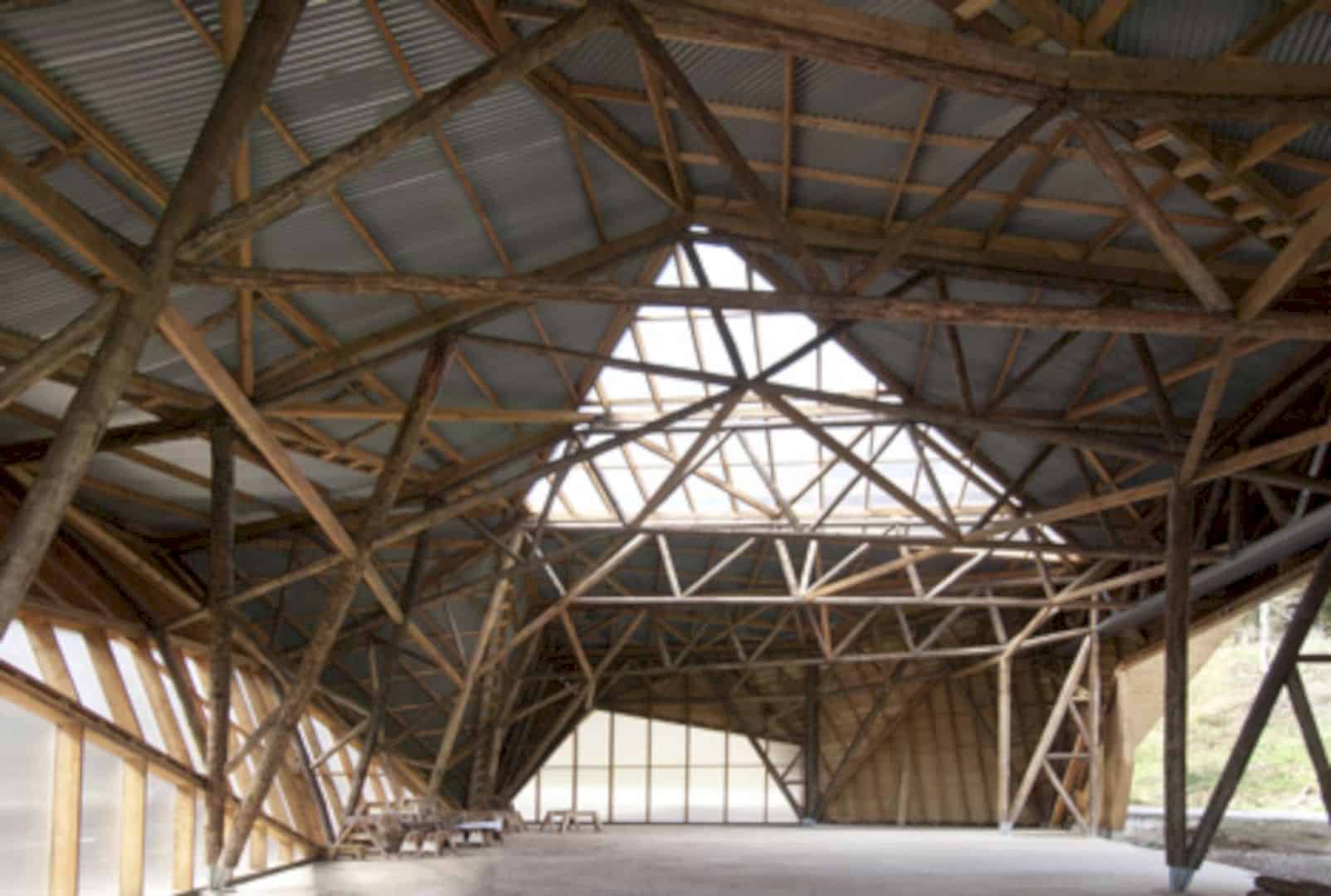 Hooke Park Big Shed A New Sheltered Workspace For Research Into Architectural Systems 11