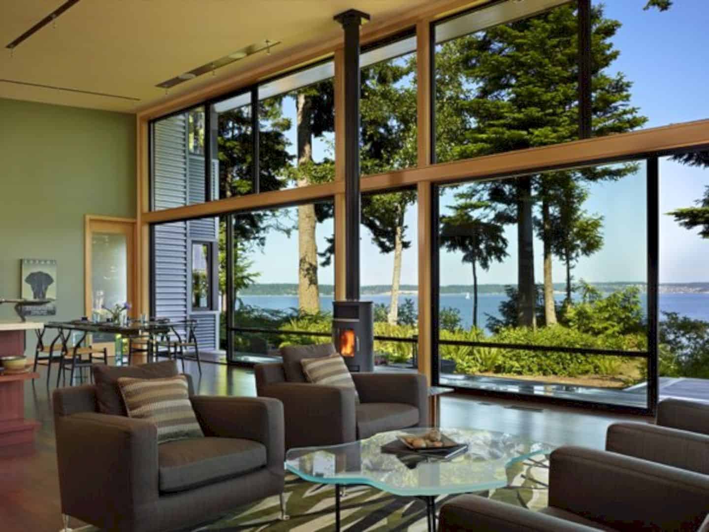 Port Ludlow House A Compact Modern House On A Wooded Waterfront Property 3