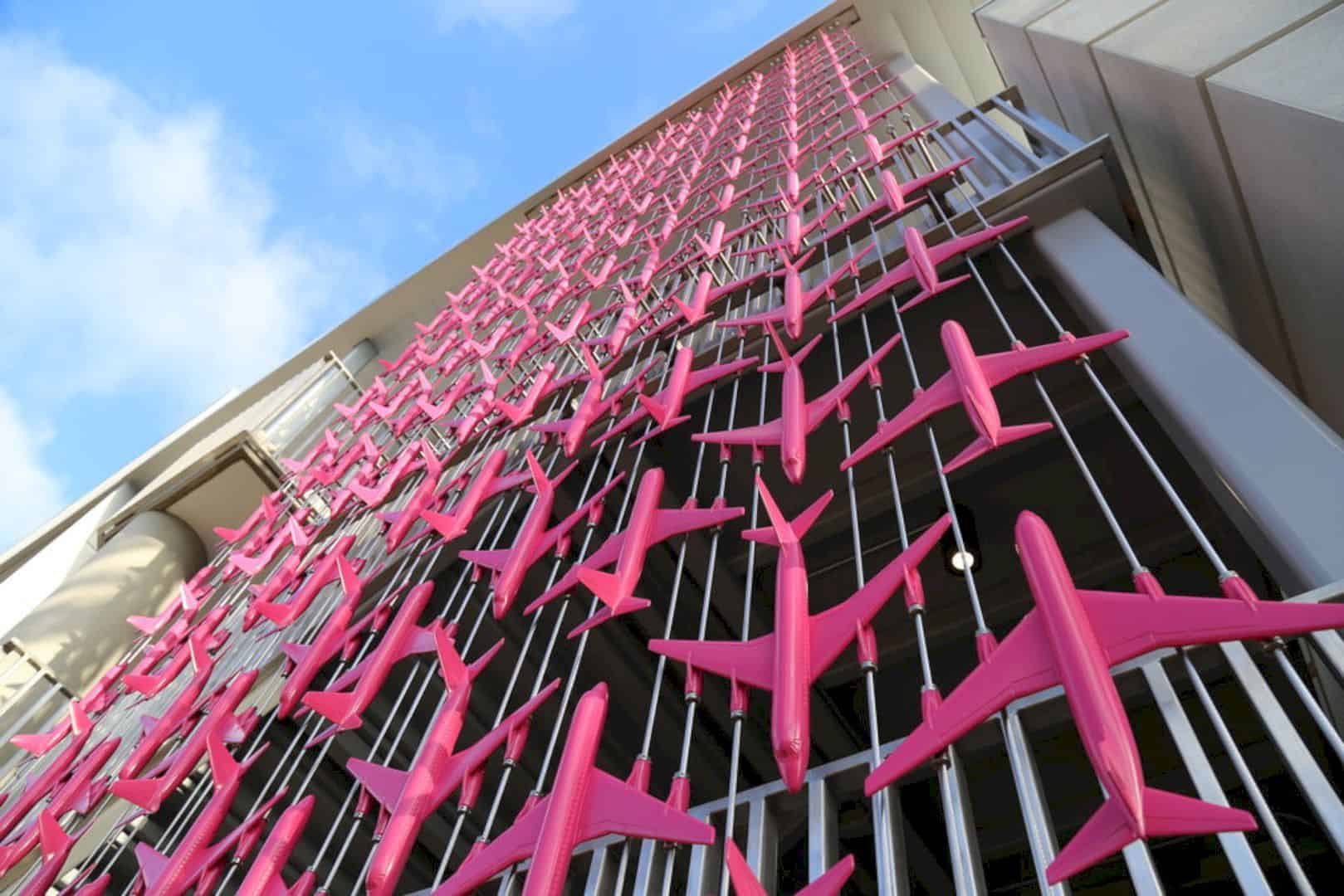 Formation Vibrant Colors And Energetic Patterns Façade For San Diego International Airports Parking 13