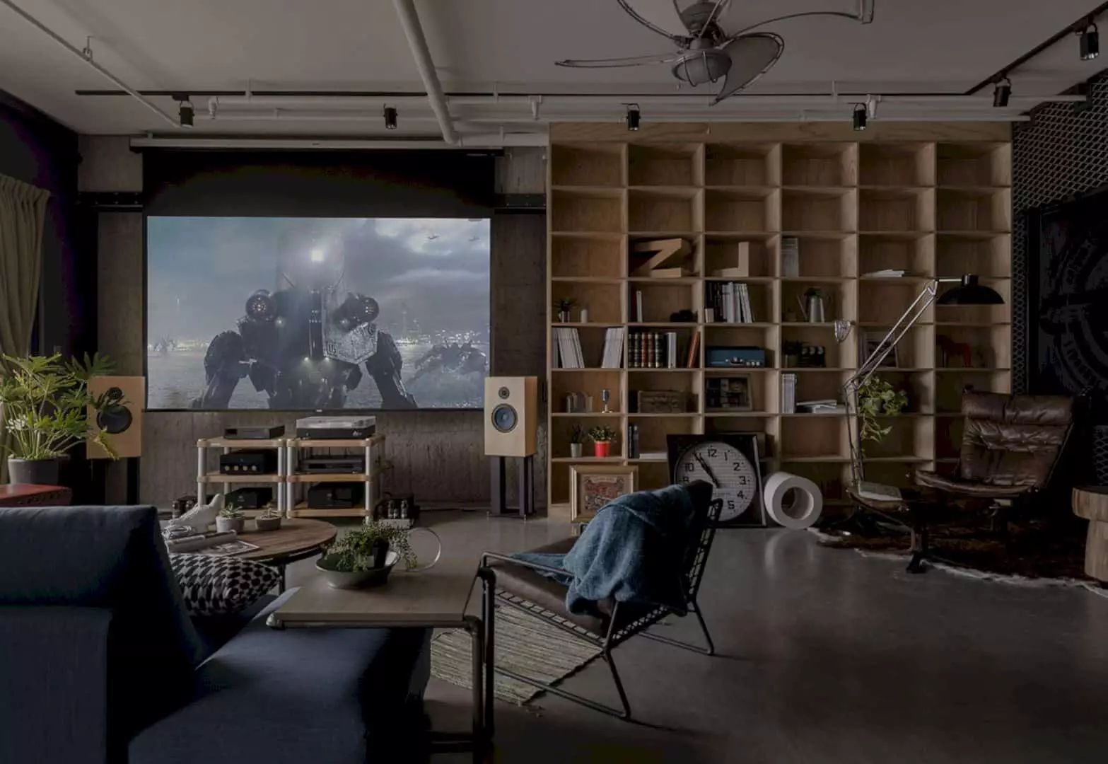 Moderno Cine En Casa - Contemporary - Home Theater - Other