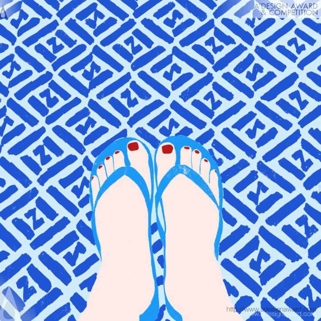 Flip Flops Poster By Miriam Trilety 1