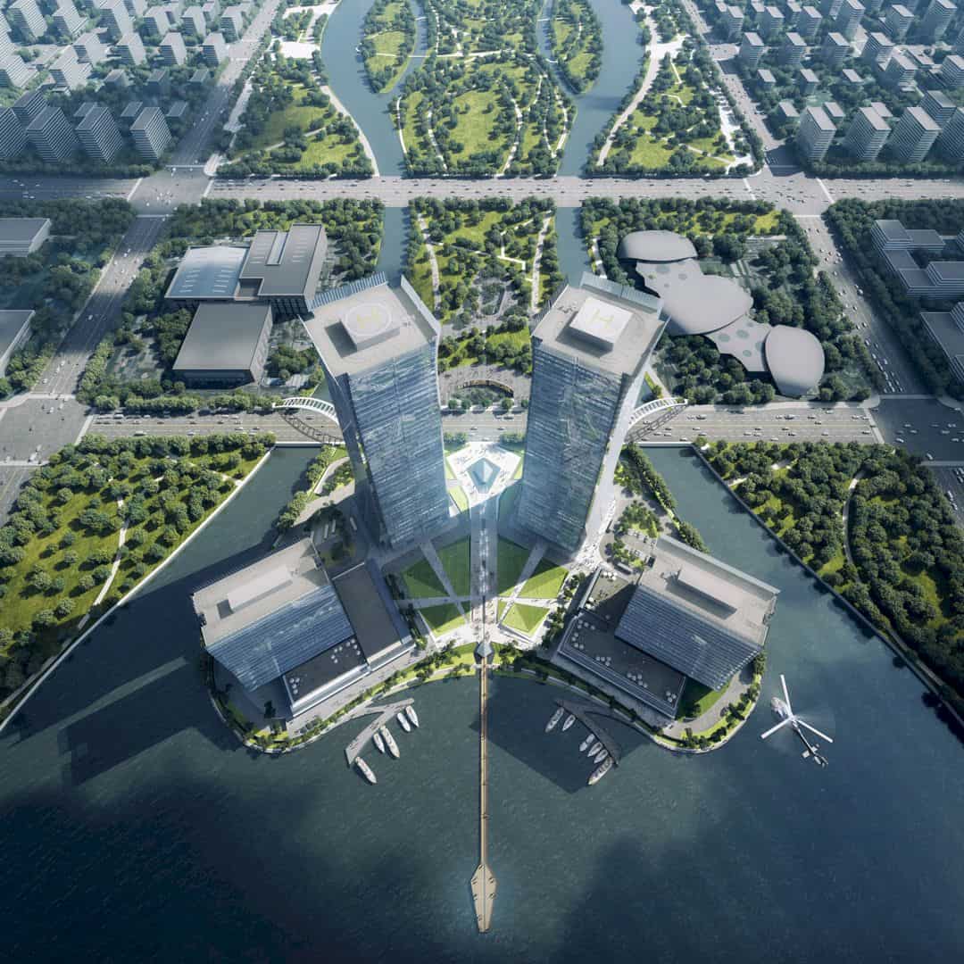 Double Crane Lake Mixed Use Development By Aedas 5