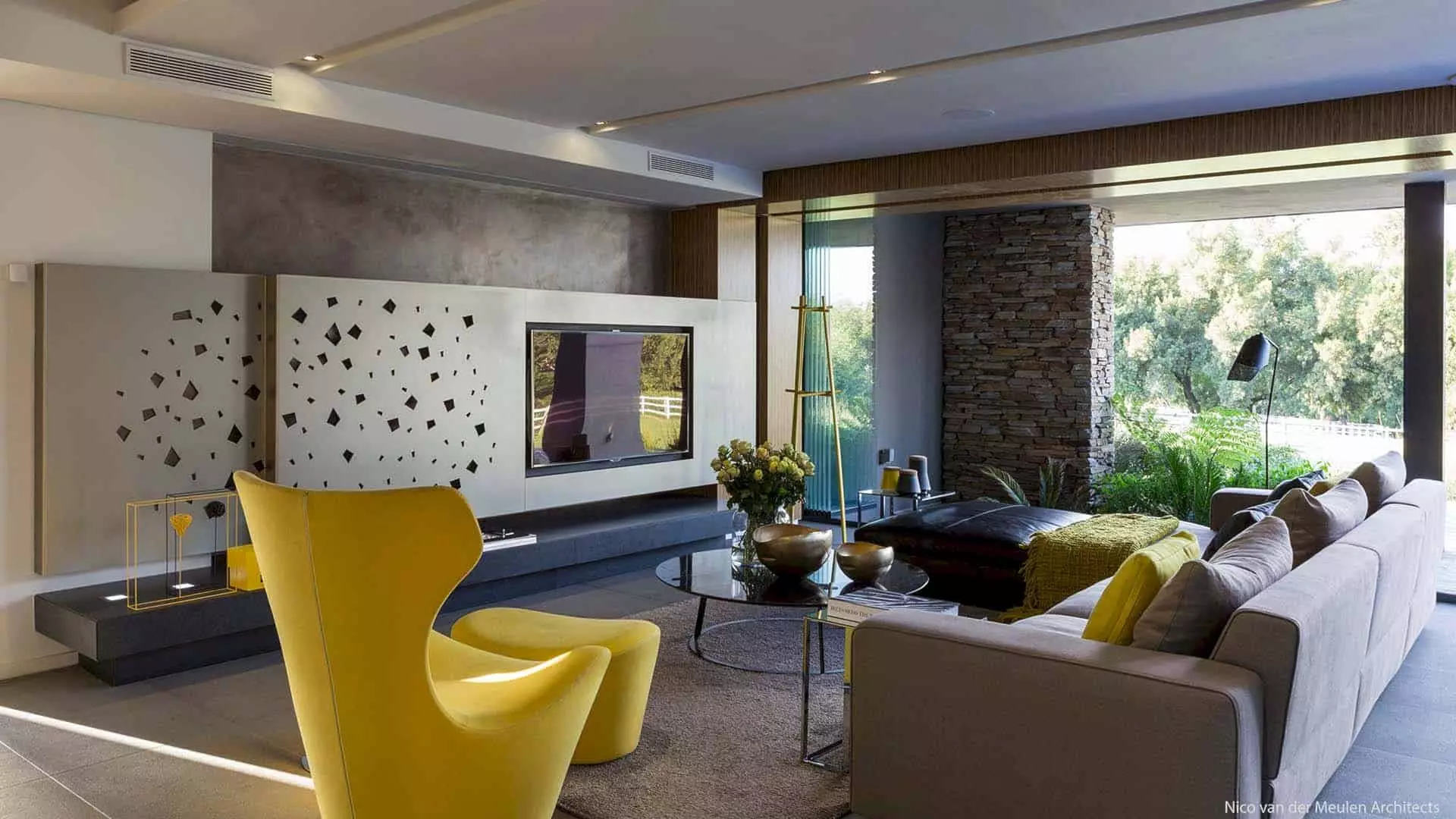 10 Best Contemporary Living Room Ideas With Modern Minimalist Fireplace