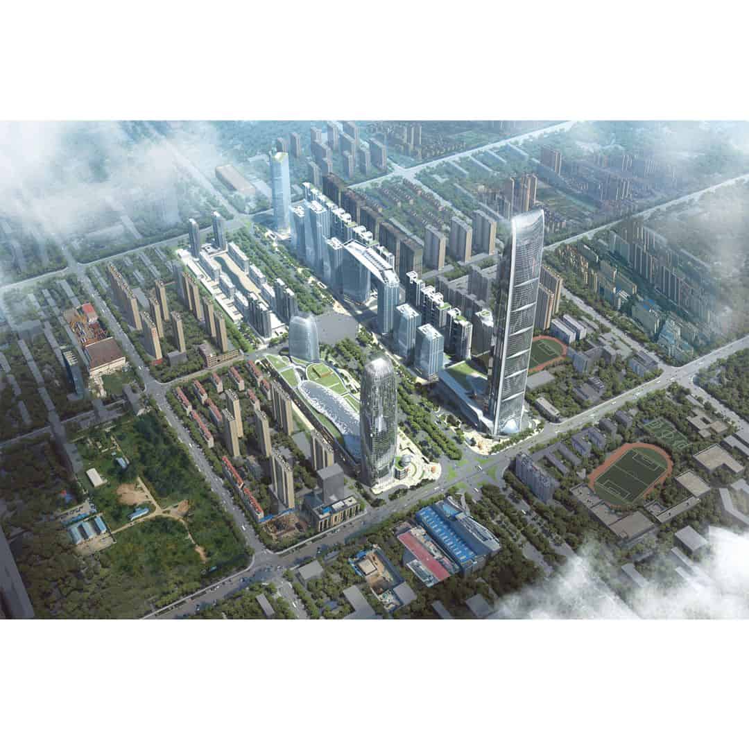 Tianshan Gate Of The World Large Scale Urban Mixed Use Project By Aedas 4