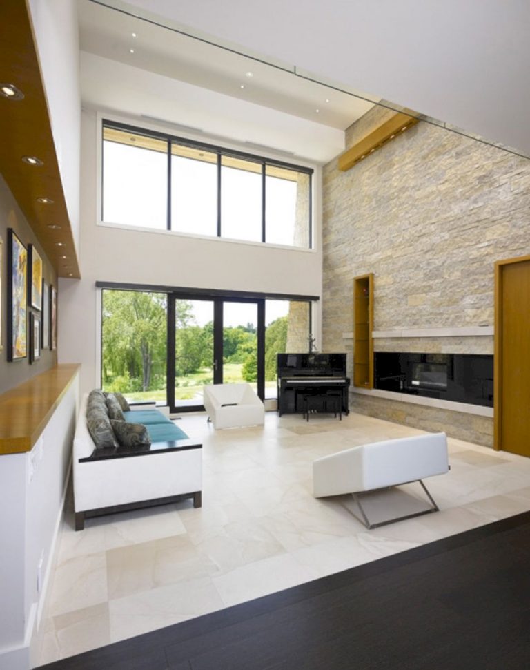 Riverside Green: A Modern House with A Beautiful Golf Course Beyond in ...