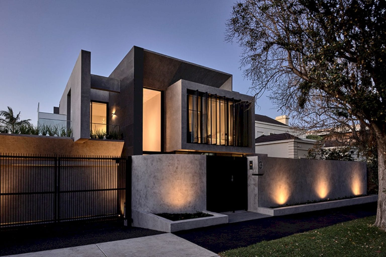 Gould Street Brighton A Single House with A FullHeight Stone Feature Wall