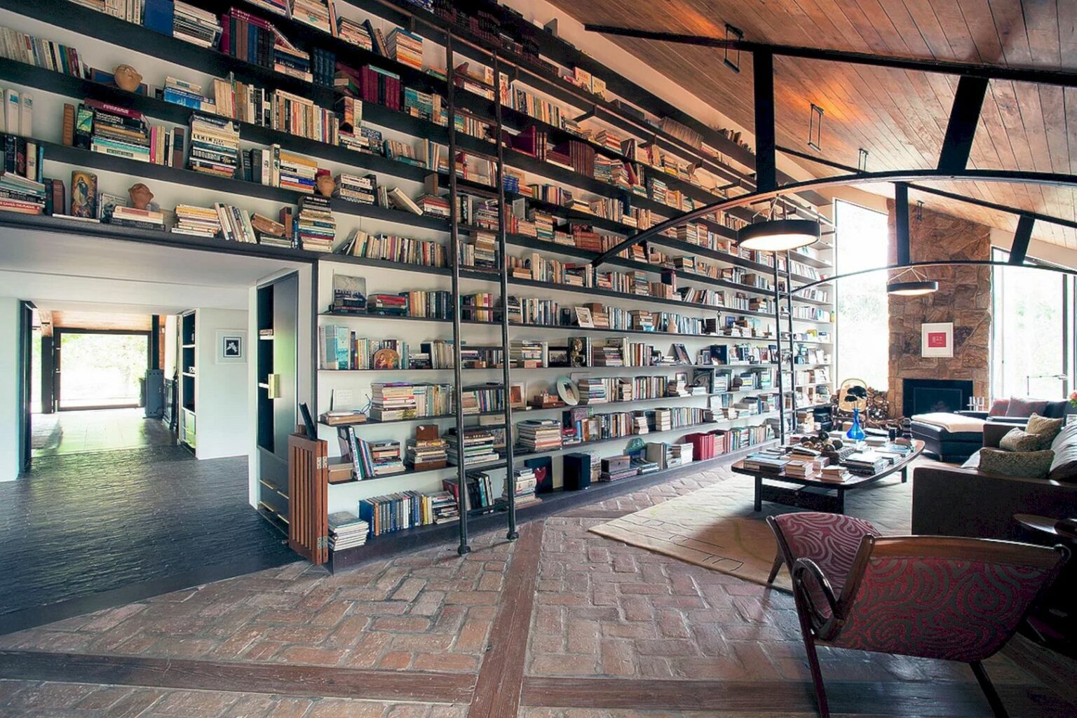 7 Home Library Designs With Floor-to-ceiling Shelving To Keep Your 