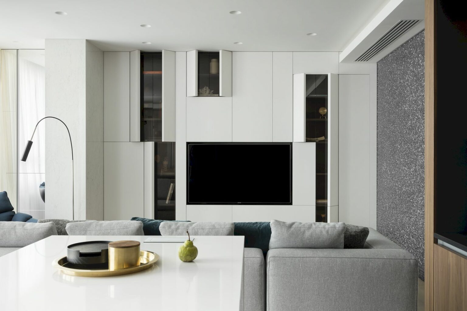 10 Stylish Living Room Designs with Wall Units To Display And Store ...