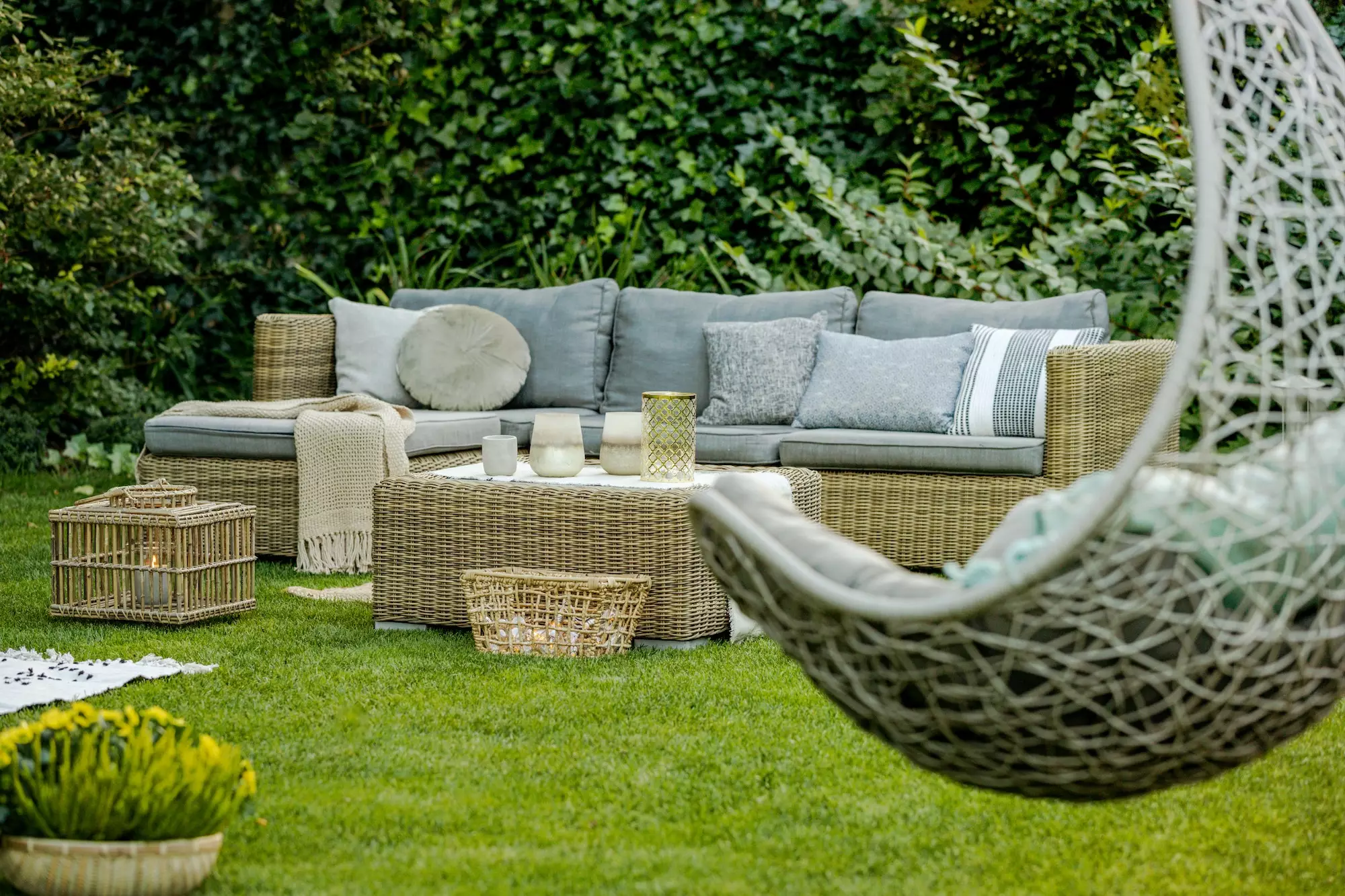 Comfortable best sale garden seating