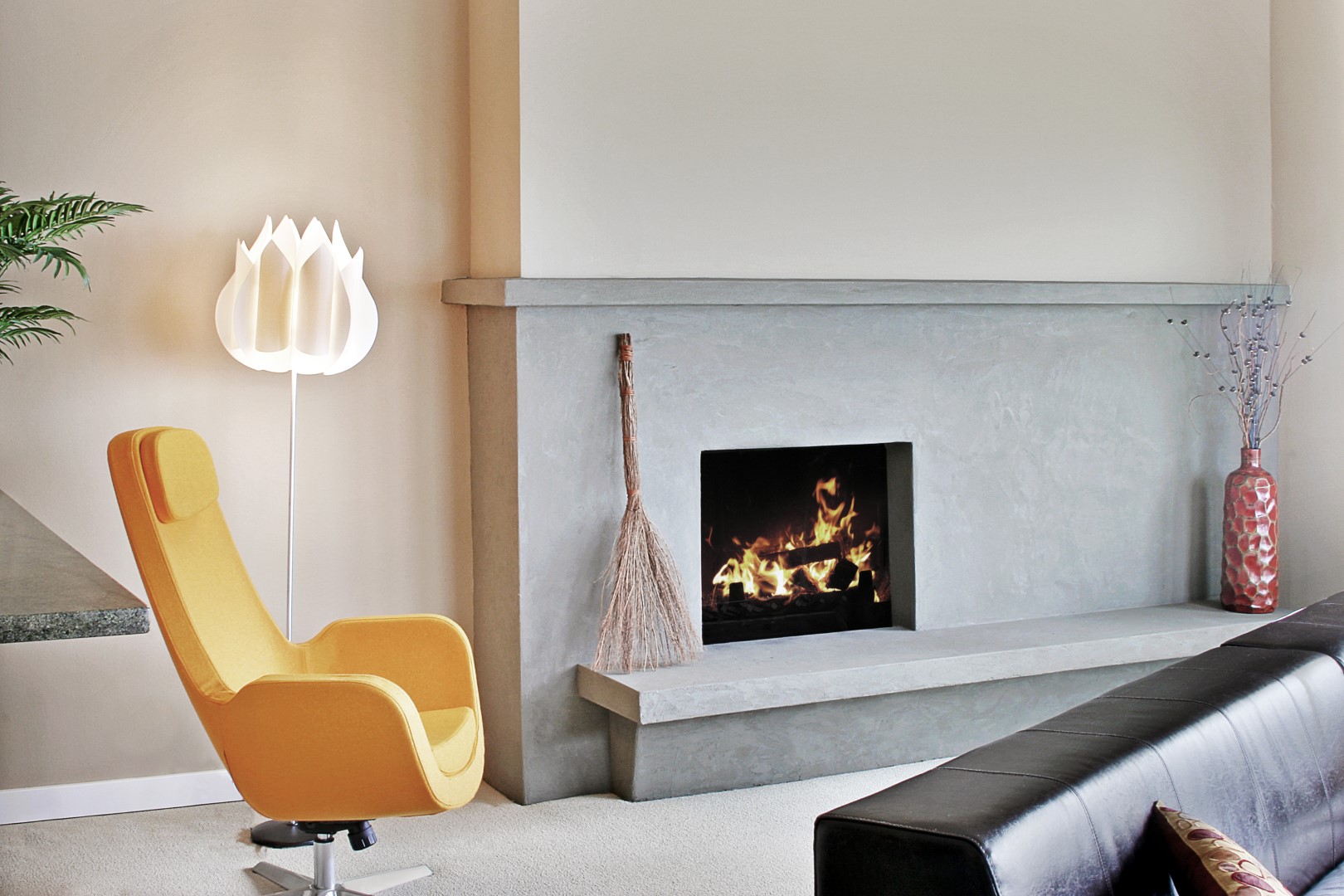 10 Best Contemporary Living Room Ideas With Modern Minimalist Fireplace