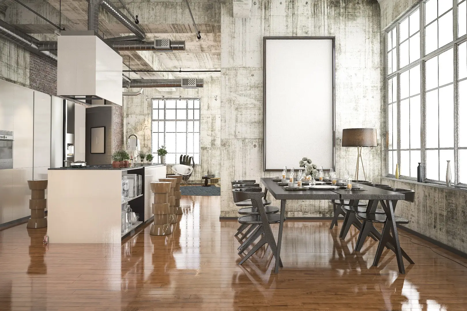 7 Inspiring Examples of Industrial Modern Decor