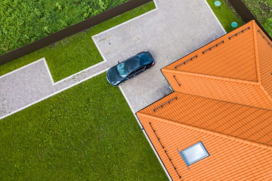 Aerial Top View Of House Shingle Roof With Attic W 2023 11 27 05 04 18 Utc