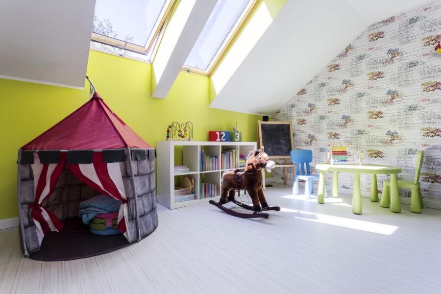 Kids Room With Play Tent And A Rocking Horse 2023 11 27 05 08 26 Utc