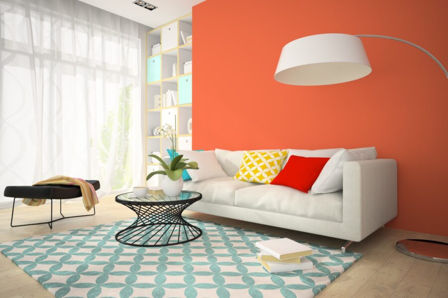 Interior Of Modern Design Room With Red Vase 3d Re 2023 11 27 05 01 08 Utc