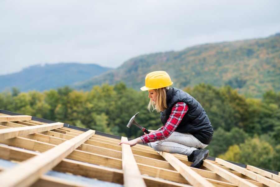 Young Woman Worker On The Construction Site 2023 11 27 05 22 38 Utc