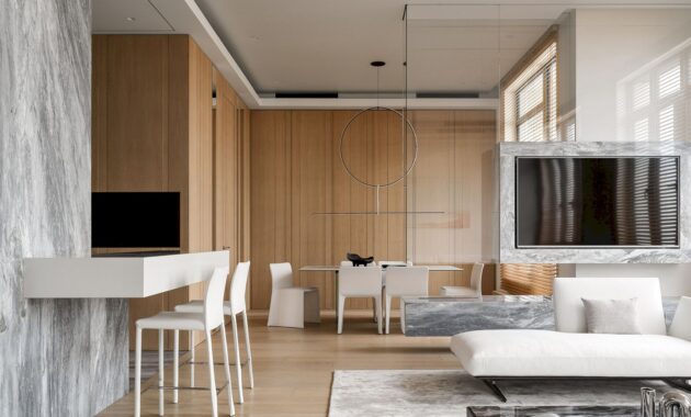 A Bright Modern Apartment With Minimalist Aesthetics In Kazan 19