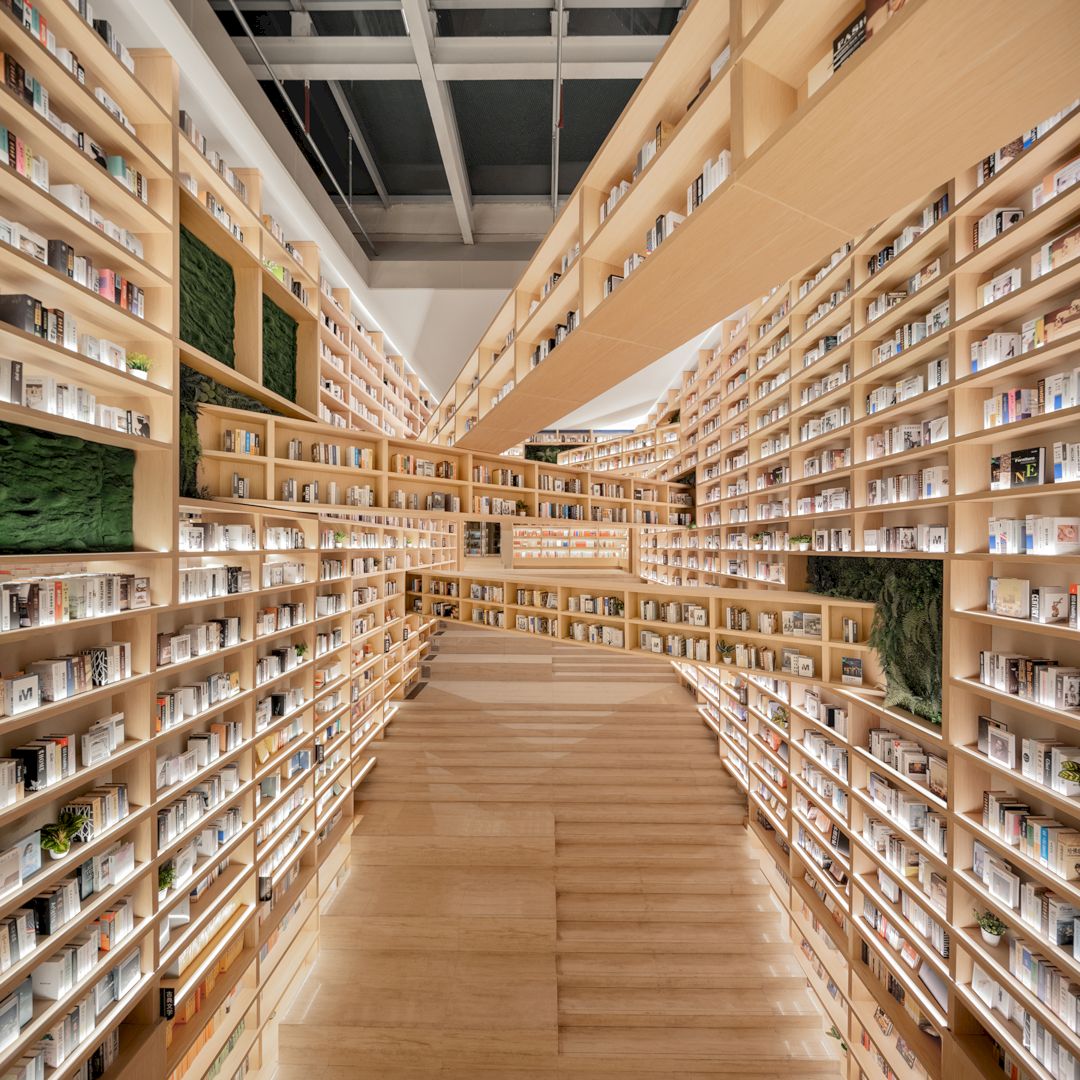 Yinchuang Zhong Shu Ge Book Store By Masato Kure And Masashi Ota 5