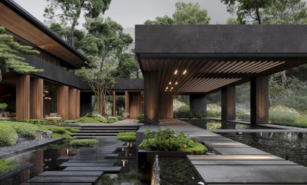 A Japanese Inspired Villa In Oriental Style For Luxury Living 12