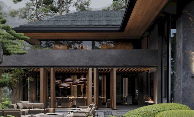 A Japanese Inspired Villa In Oriental Style For Luxury Living 13