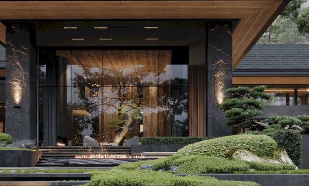 A Japanese Inspired Villa In Oriental Style For Luxury Living 15