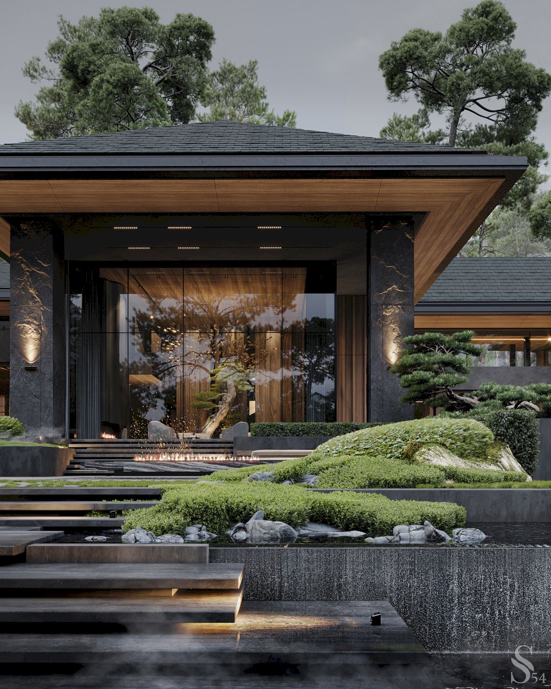 A Japanese-Inspired Villa in Oriental Style for Luxury Living