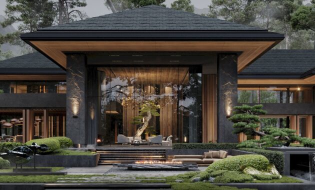 A Japanese Inspired Villa In Oriental Style For Luxury Living 16