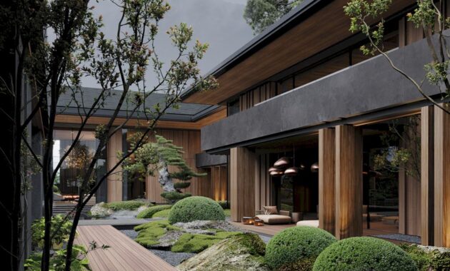 A Japanese Inspired Villa In Oriental Style For Luxury Living 2