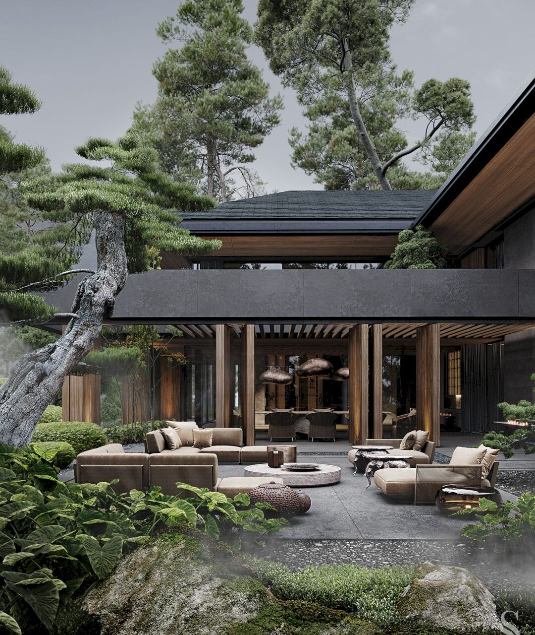 A Japanese Inspired Villa In Oriental Style For Luxury Living 5