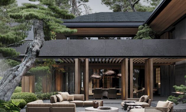 A Japanese Inspired Villa In Oriental Style For Luxury Living 5