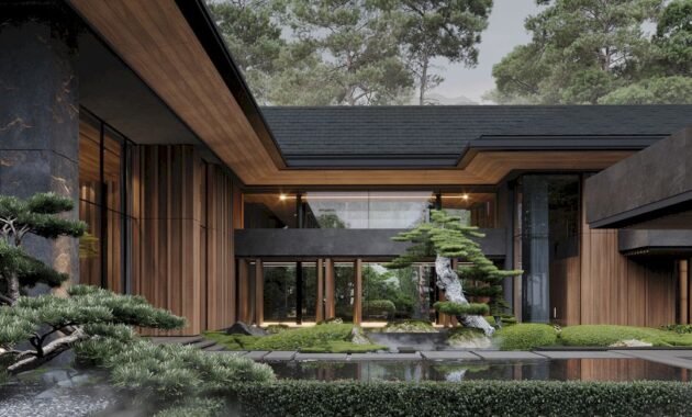 A Japanese Inspired Villa In Oriental Style For Luxury Living 6