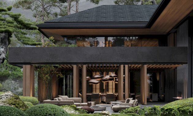 A Japanese Inspired Villa In Oriental Style For Luxury Living 8