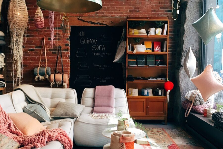 brick wall, room, interior design