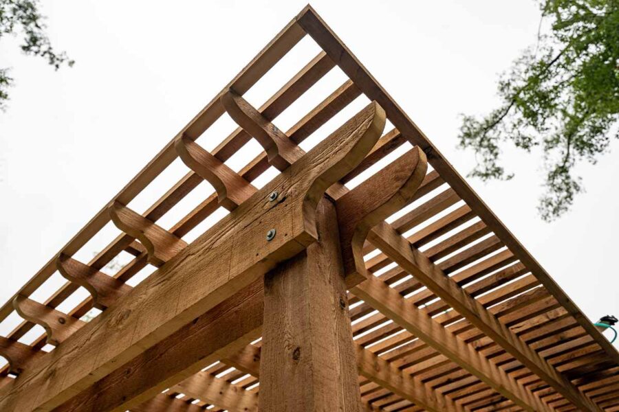 Trellis Roof Pergola