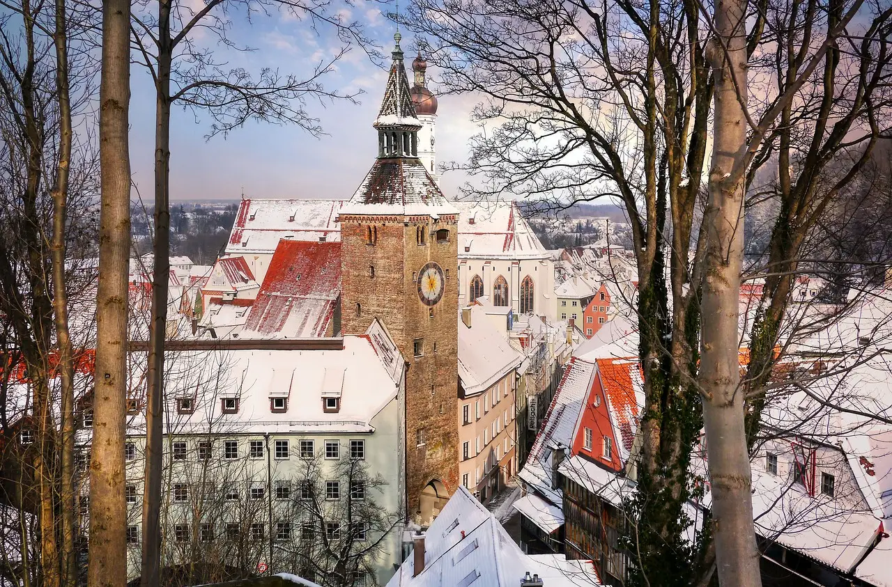 town, season, winter